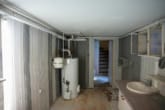 Heizungsraum - Sanierungsbedürftiges Reihenendhaus auf Erbpachtgrundstück mit Garage und Keller in OS-Schinkel