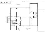 Grundriss / Raumaufteilung - Sanierungsbedürftiges Reihenendhaus auf Erbpachtgrundstück mit Garage und Keller in OS-Schinkel